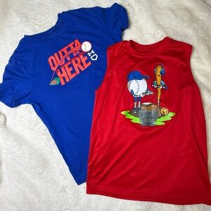 Kids baseball graphic tees
